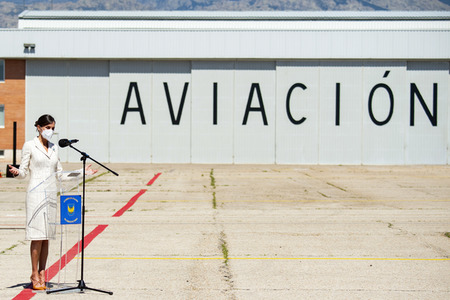 Nationalflaggenübergabe an die ACAVIET in Colmenar Viejo