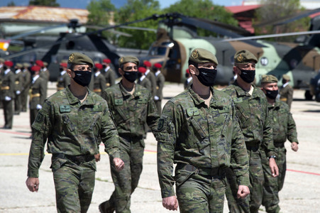 Nationalflaggenübergabe an die ACAVIET in Colmenar Viejo