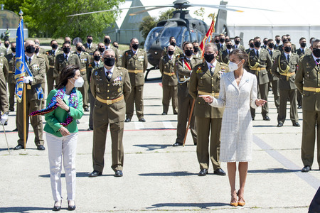 Nationalflaggenübergabe an die ACAVIET in Colmenar Viejo