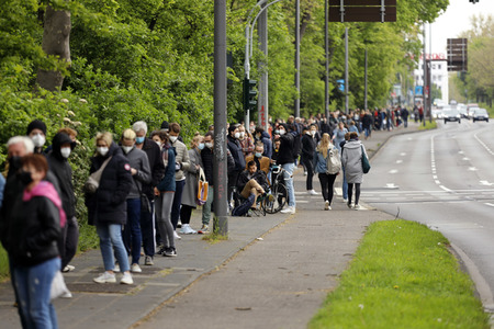 Sonderimpfaktion in der Ditib Moschee in Köln