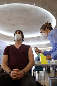 Sonderimpfaktion in der Ditib Moschee in Köln