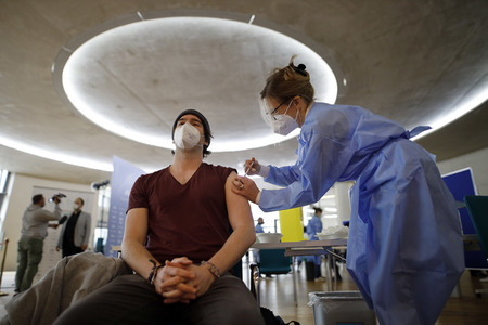 Sonderimpfaktion in der Ditib Moschee in Köln