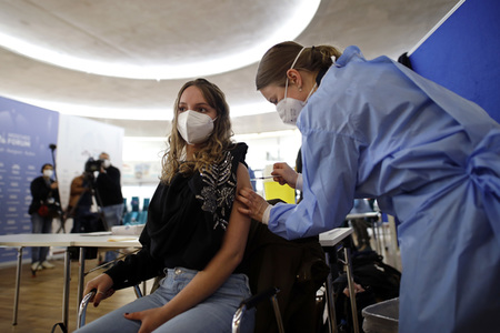 Sonderimpfaktion in der Ditib Moschee in Köln