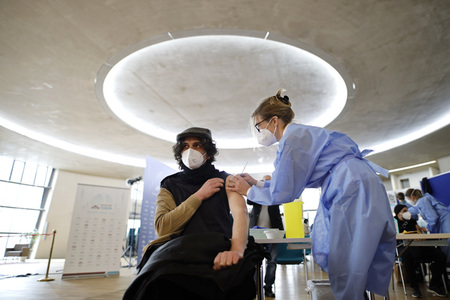 Sonderimpfaktion in der Ditib Moschee in Köln