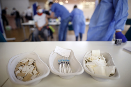 Sonderimpfaktion in der Ditib Moschee in Köln