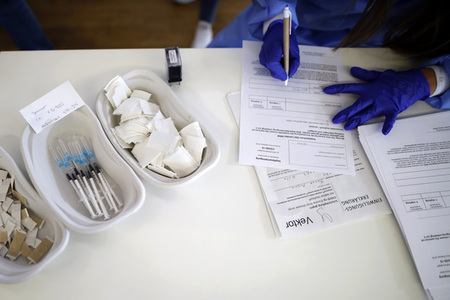 Sonderimpfaktion in der Ditib Moschee in Köln