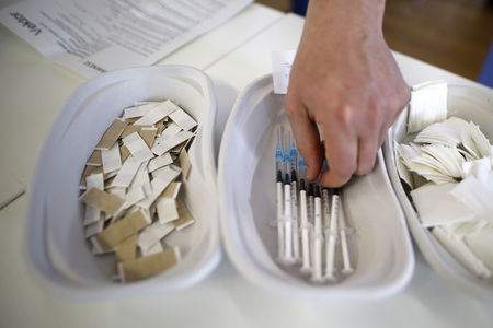 Sonderimpfaktion in der Ditib Moschee in Köln