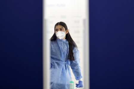 Sonderimpfaktion in der Ditib Moschee in Köln