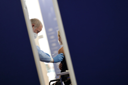 Sonderimpfaktion in der Ditib Moschee in Köln