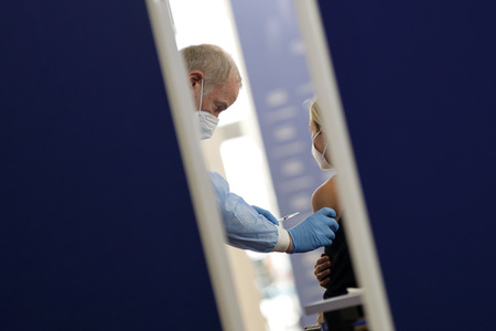 Sonderimpfaktion in der Ditib Moschee in Köln