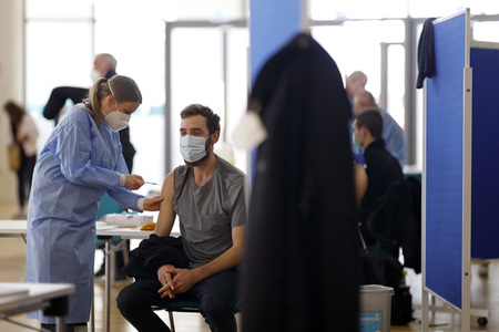Sonderimpfaktion in der Ditib Moschee in Köln