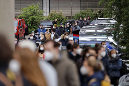 Sonderimpfaktion in der Ditib Moschee in Köln