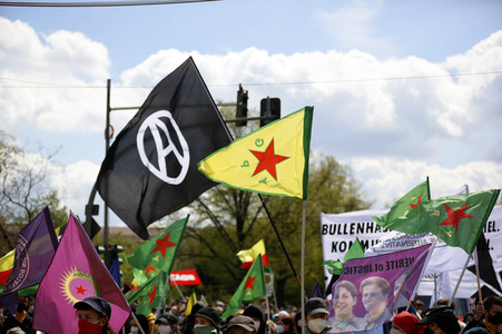 Demo gegen Gewaltübergriffe durch Polizisten in Berlin