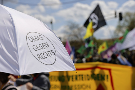 Demo gegen Gewaltübergriffe durch Polizisten in Berlin