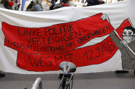 Demo gegen Gewaltübergriffe durch Polizisten in Berlin