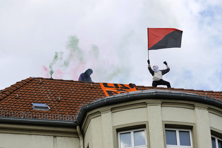 Demo gegen Gewaltübergriffe durch Polizisten in Berlin