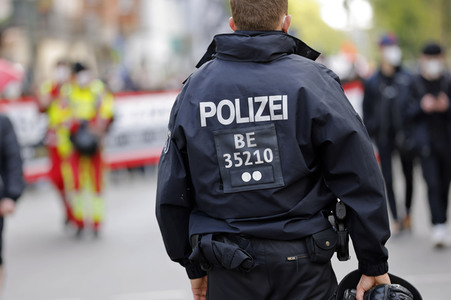 Demo gegen Gewaltübergriffe durch Polizisten in Berlin