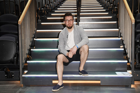 Fototermin für das Nothilfe-Projekt #hierspieltdiemusik in Berlin