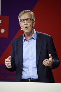 Bekanntgabe der Spitzenkandidatur der Partei Die Linke zur Bundestagswahl in Berlin