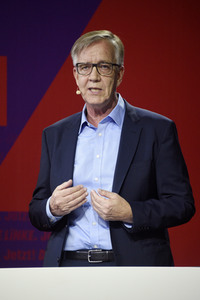 Bekanntgabe der Spitzenkandidatur der Partei Die Linke zur Bundestagswahl in Berlin