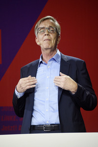 Bekanntgabe der Spitzenkandidatur der Partei Die Linke zur Bundestagswahl in Berlin