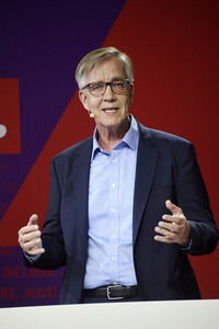 Bekanntgabe der Spitzenkandidatur der Partei Die Linke zur Bundestagswahl in Berlin