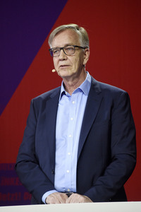 Bekanntgabe der Spitzenkandidatur der Partei Die Linke zur Bundestagswahl in Berlin