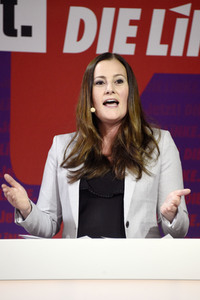 Bekanntgabe der Spitzenkandidatur der Partei Die Linke zur Bundestagswahl in Berlin