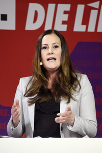 Bekanntgabe der Spitzenkandidatur der Partei Die Linke zur Bundestagswahl in Berlin