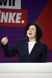 Bekanntgabe der Spitzenkandidatur der Partei Die Linke zur Bundestagswahl in Berlin