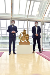 Ministerpräsident Söder empfängt Bundeskanzler Kurz in München