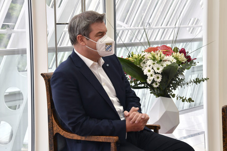 Ministerpräsident Söder empfängt Bundeskanzler Kurz in München