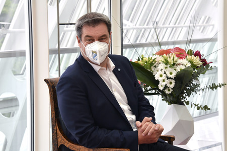 Ministerpräsident Söder empfängt Bundeskanzler Kurz in München