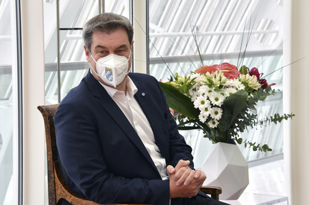 Ministerpräsident Söder empfängt Bundeskanzler Kurz in München