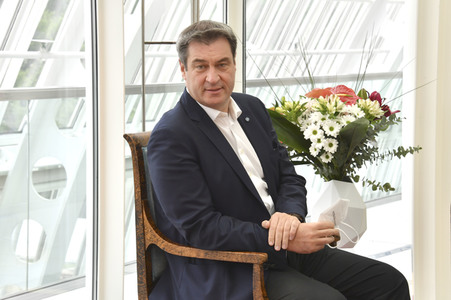 Ministerpräsident Söder empfängt Bundeskanzler Kurz in München