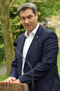 Ministerpräsident Söder empfängt Bundeskanzler Kurz in München