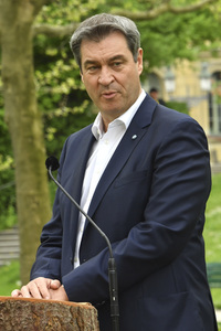 Ministerpräsident Söder empfängt Bundeskanzler Kurz in München