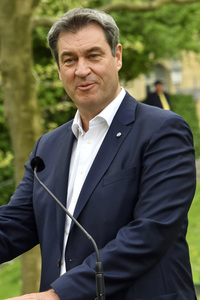 Ministerpräsident Söder empfängt Bundeskanzler Kurz in München