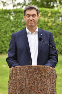 Ministerpräsident Söder empfängt Bundeskanzler Kurz in München