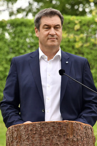 Ministerpräsident Söder empfängt Bundeskanzler Kurz in München