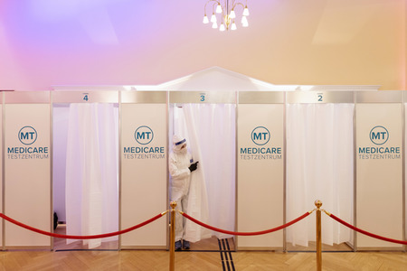 Symbolfoto Coronatest-Zentrum
