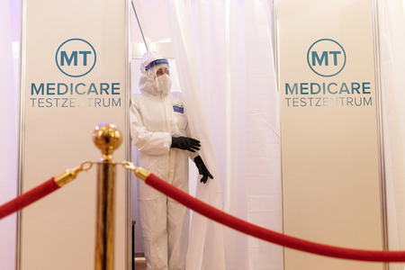 Symbolfoto Coronatest-Zentrum