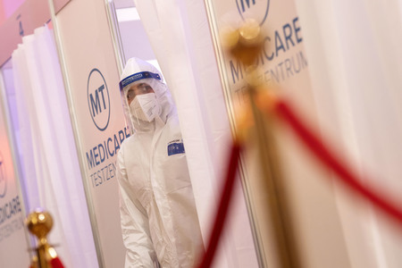 Symbolfoto Coronatest-Zentrum