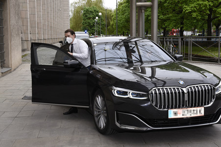 Ministerpräsident Söder empfängt Bundeskanzler Kurz in München