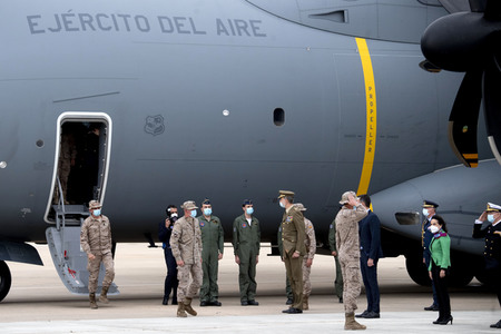 Rückkehr der letzten spanischen Streitkräfte aus Afghanisten in Torrejón de Ardoz
