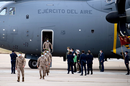 Rückkehr der letzten spanischen Streitkräfte aus Afghanisten in Torrejón de Ardoz
