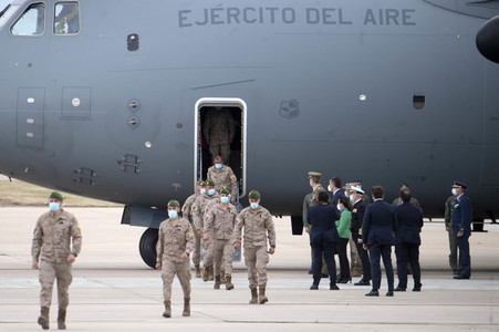 Rückkehr der letzten spanischen Streitkräfte aus Afghanisten in Torrejón de Ardoz