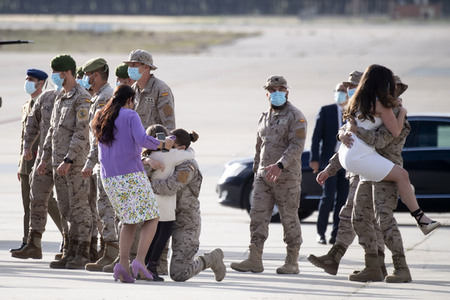 Rückkehr der letzten spanischen Streitkräfte aus Afghanisten in Torrejón de Ardoz
