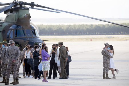Rückkehr der letzten spanischen Streitkräfte aus Afghanisten in Torrejón de Ardoz