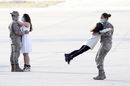Rückkehr der letzten spanischen Streitkräfte aus Afghanisten in Torrejón de Ardoz